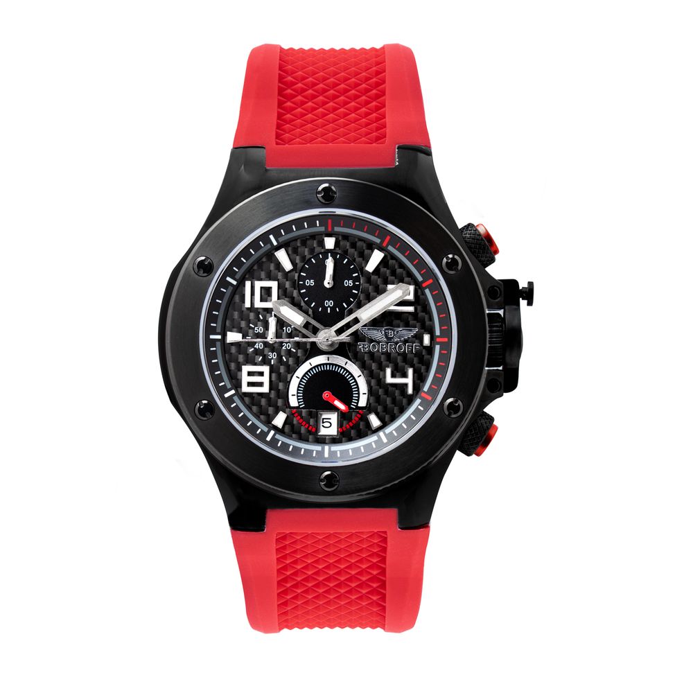 Bobroff Red Rubber Watch Luxury Timepiece for Connoisseurs