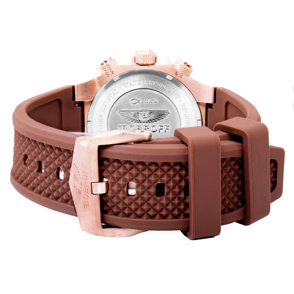 Bobroff Brown Rubber Watch: Timeless Elegance Redefined