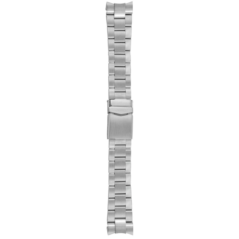 Bobroff Silver Stainless Steel Watch with Timeless Elegance