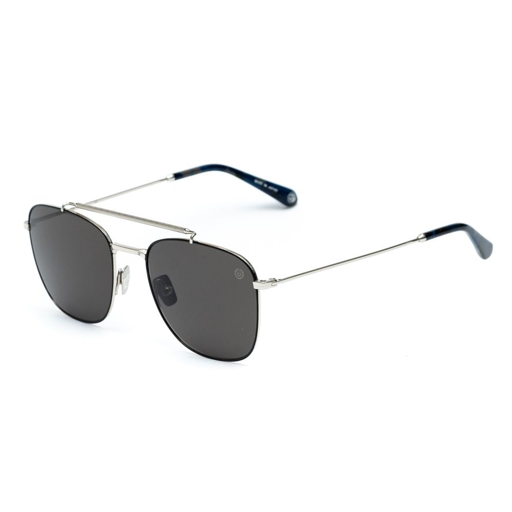 Belstaff Gray Titanium Sunglasses for Timeless Elegance