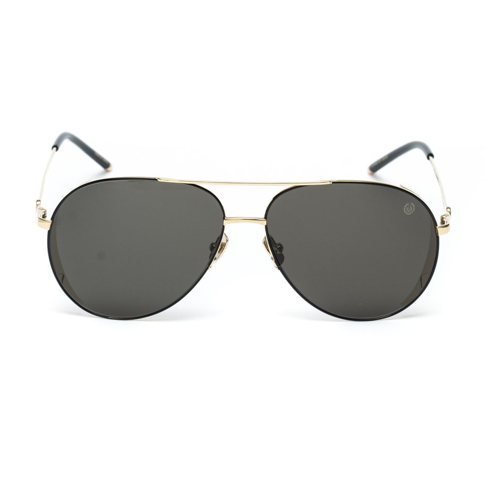 Belstaff Gold Titanium Sunglasses with Timeless Elegance