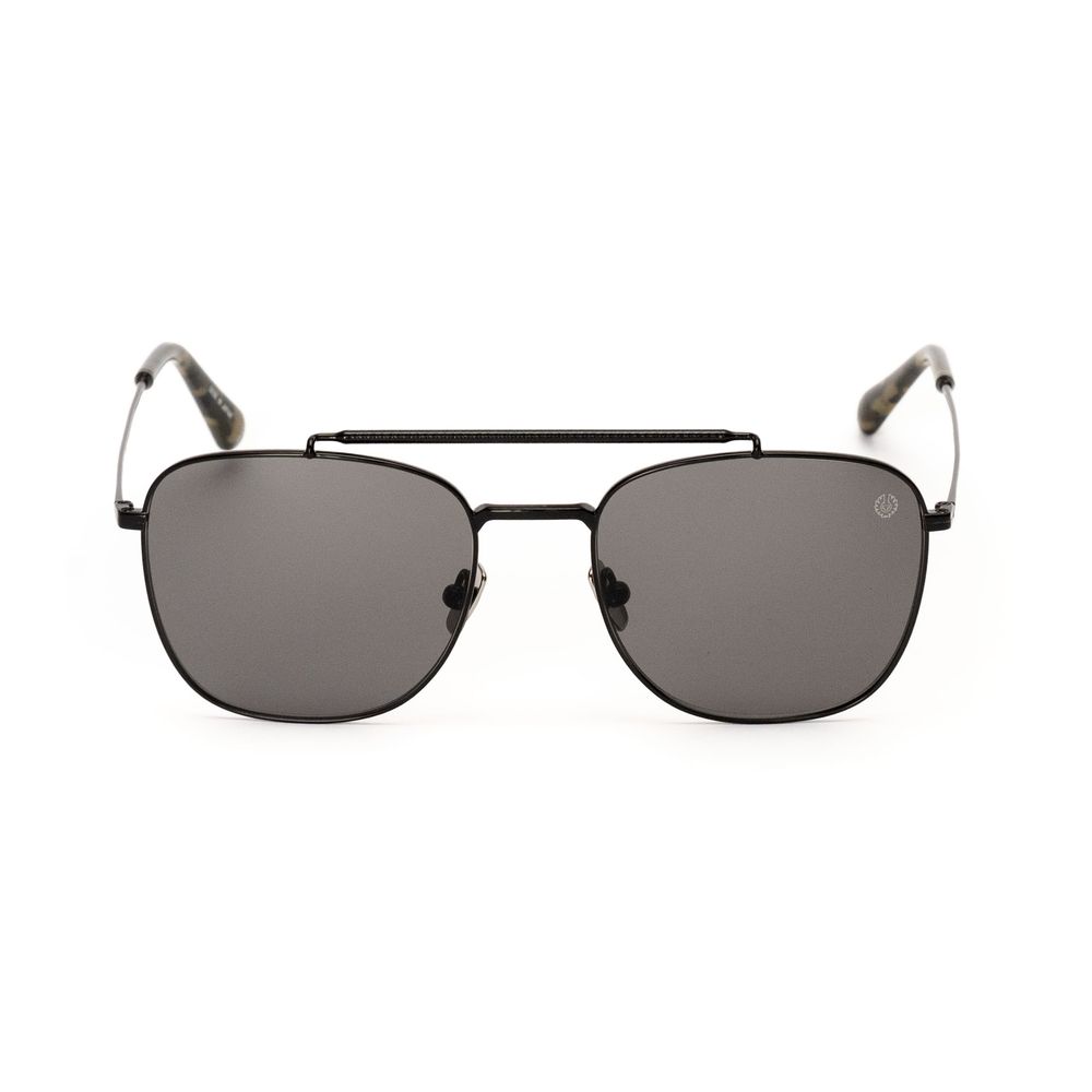 Belstaff Black Titanium Sunglasses for Timeless Elegance