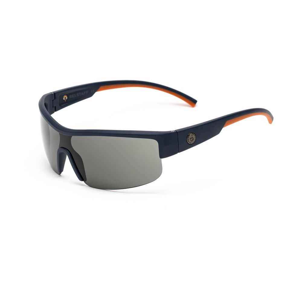 Belstaff Blue Resin Sunglasses with Timeless Elegance