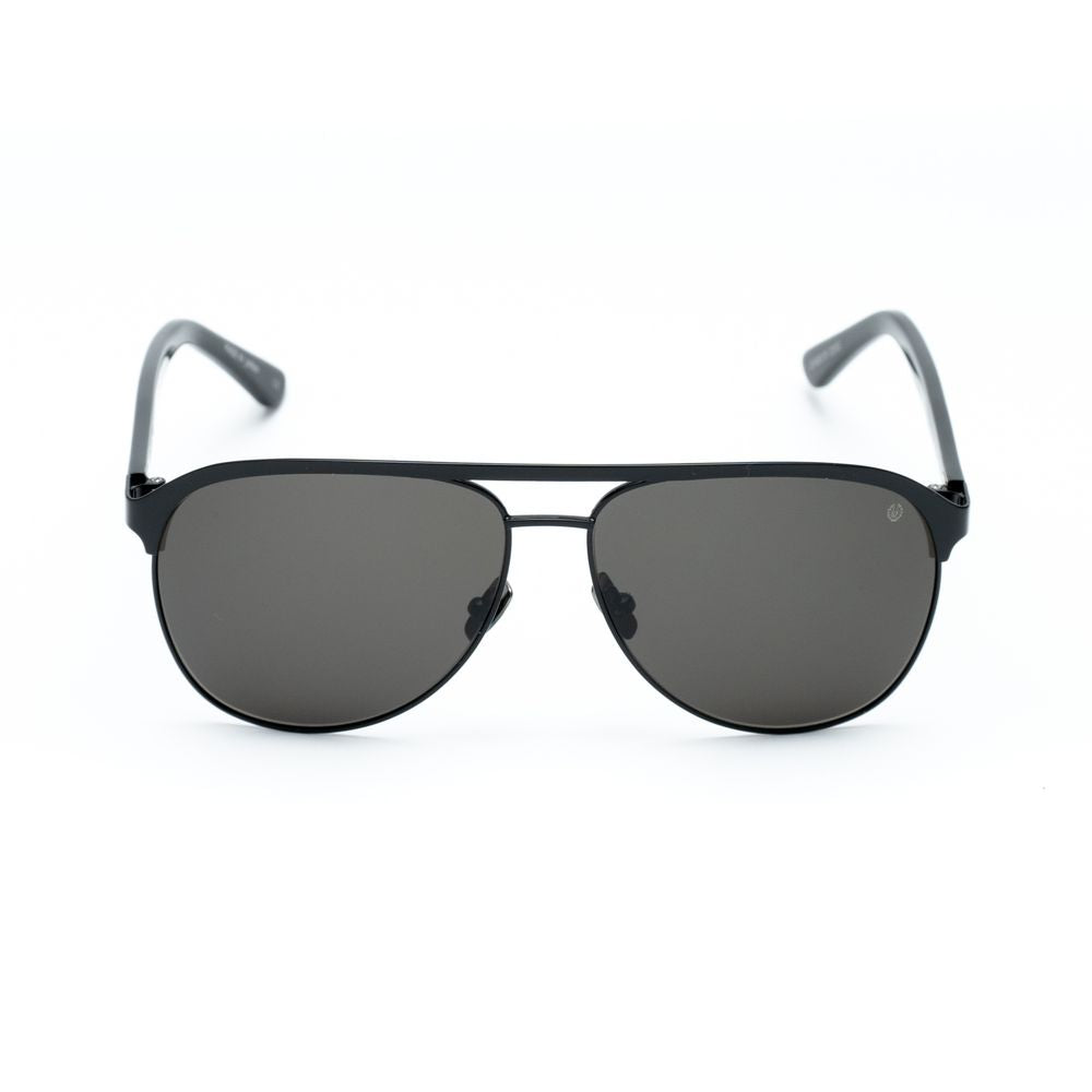 Belstaff Black Acetate Sunglasses with Timeless Elegance