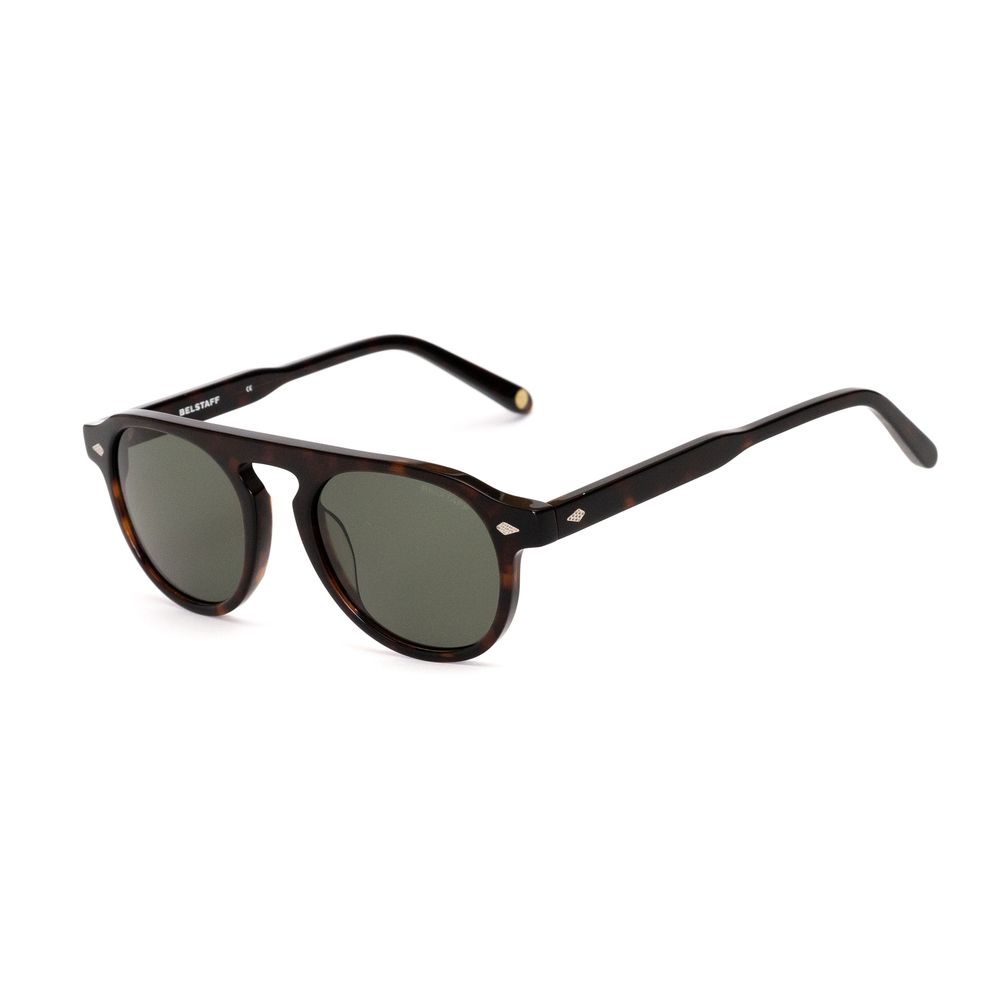 Belstaff Brown Acetate Sunglasses with Timeless Elegance
