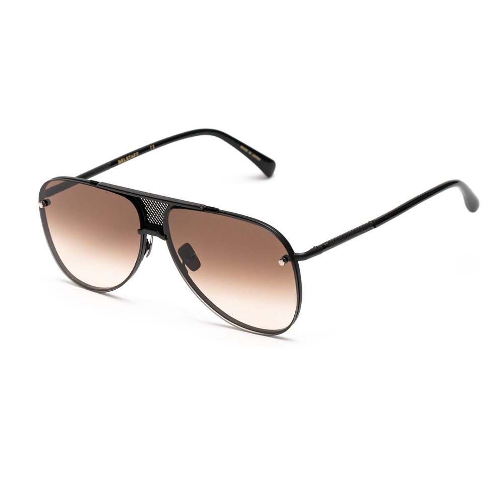 Belstaff Black Titanium Sunglasses for Timeless Elegance