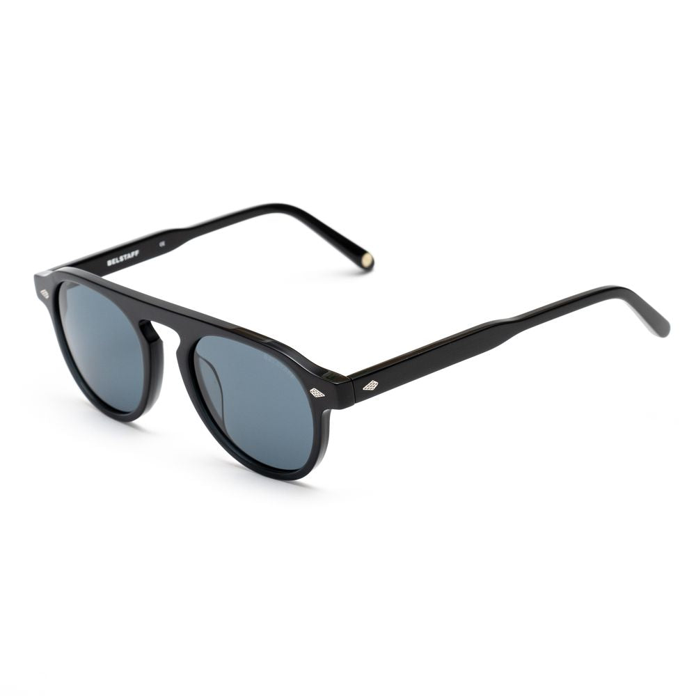 Belstaff Black Acetate Sunglasses for Timeless Elegance