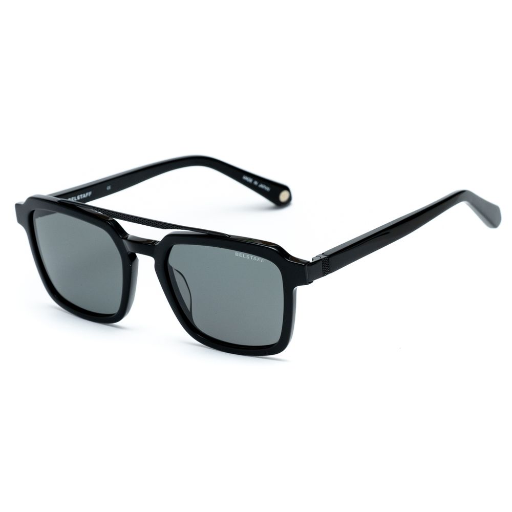 Belstaff Black Acetate Sunglasses with Carl Zeiss Lenses