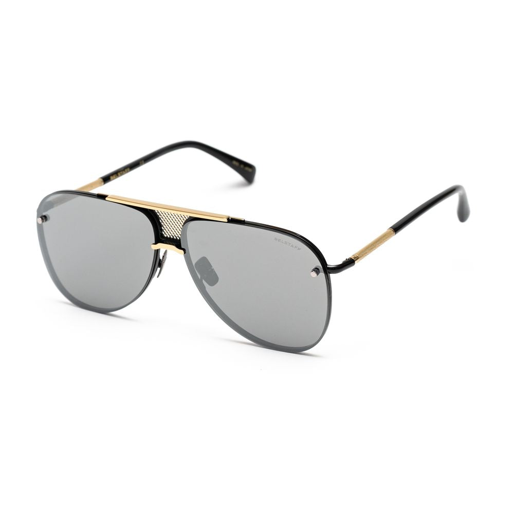 Belstaff Black Titanium Sunglasses with Superior Craftsmanship