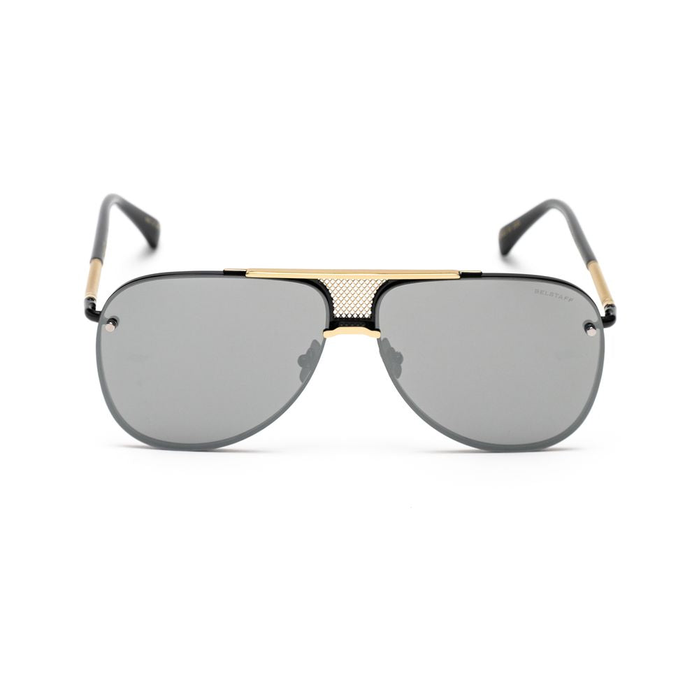 Belstaff Black Titanium Sunglasses with Superior Craftsmanship
