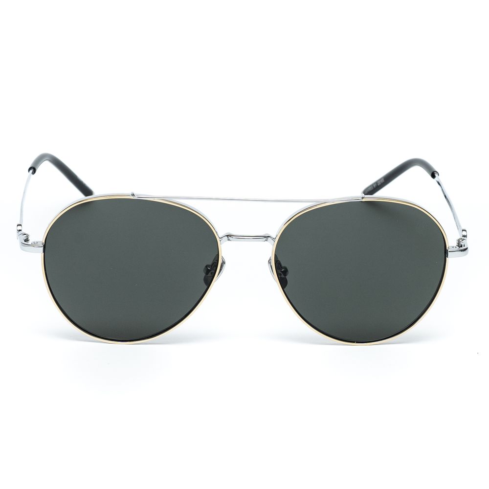 Belstaff Gray Titanium Sunglasses for Timeless Elegance