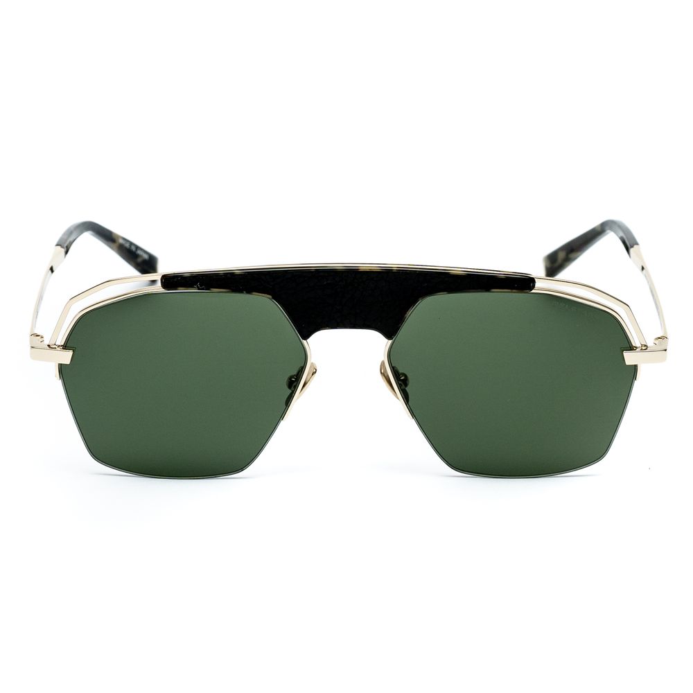 Belstaff Gold Titanium Sunglasses with Timeless Elegance