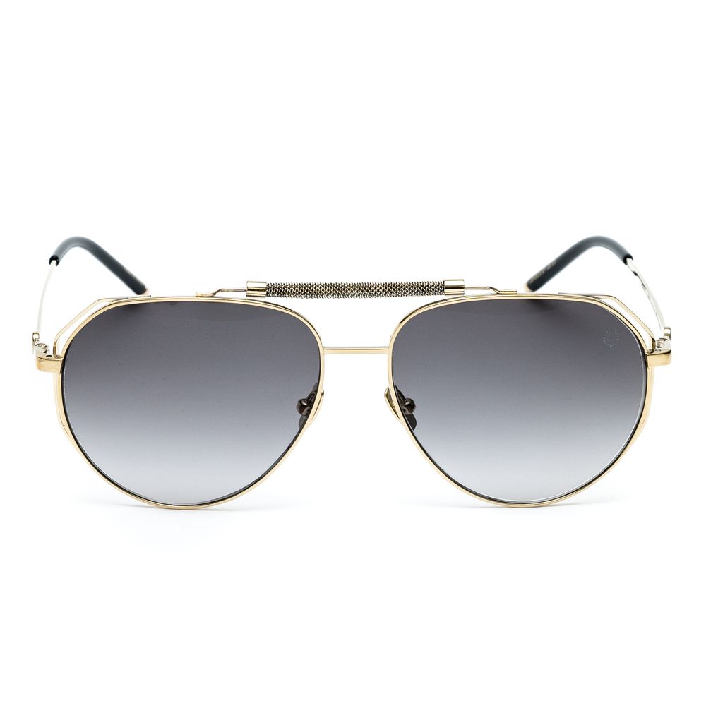 Belstaff Gold Titanium Sunglasses With Exquisite Craftsmanship
