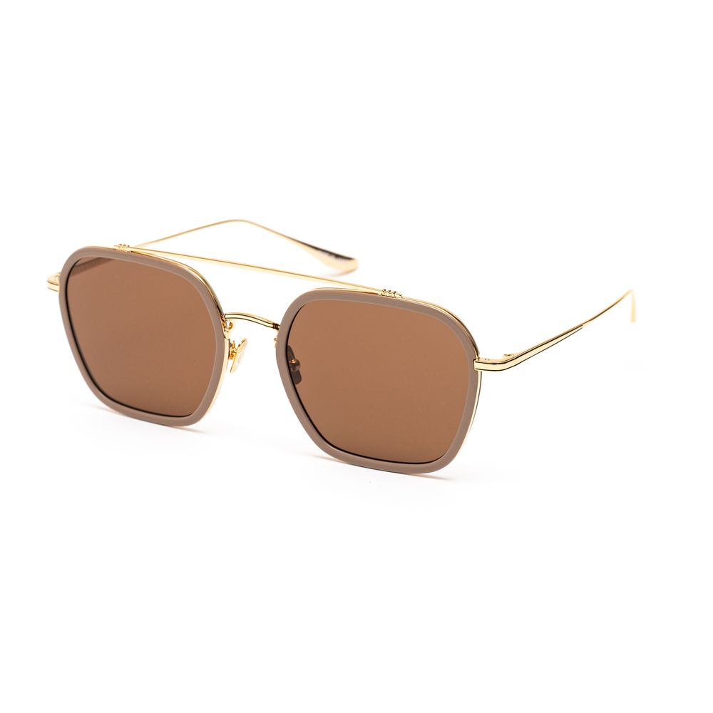 Belstaff Gold Titanium Sunglasses with Timeless Elegance