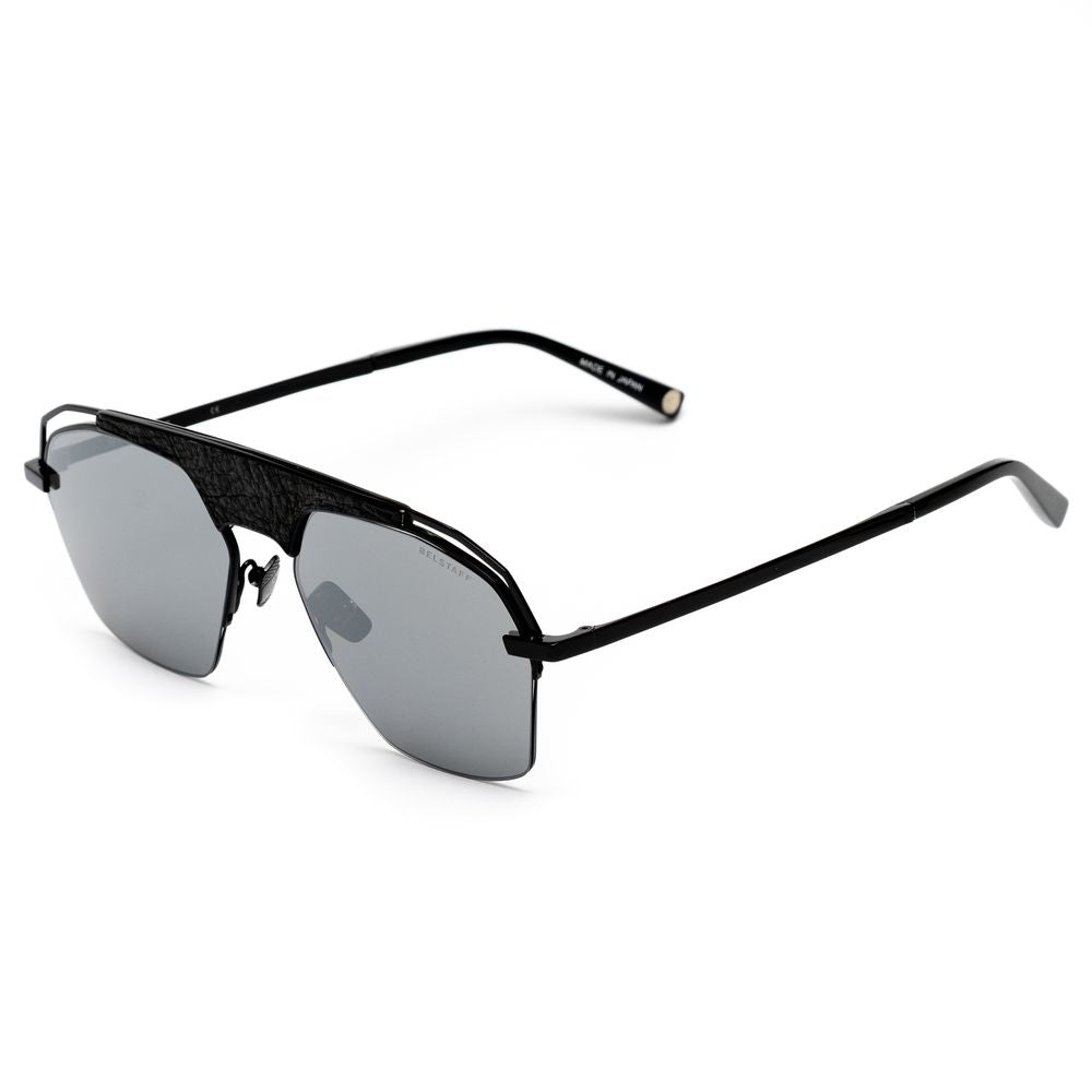 Belstaff Black Titanium Sunglasses - Timeless Elegance