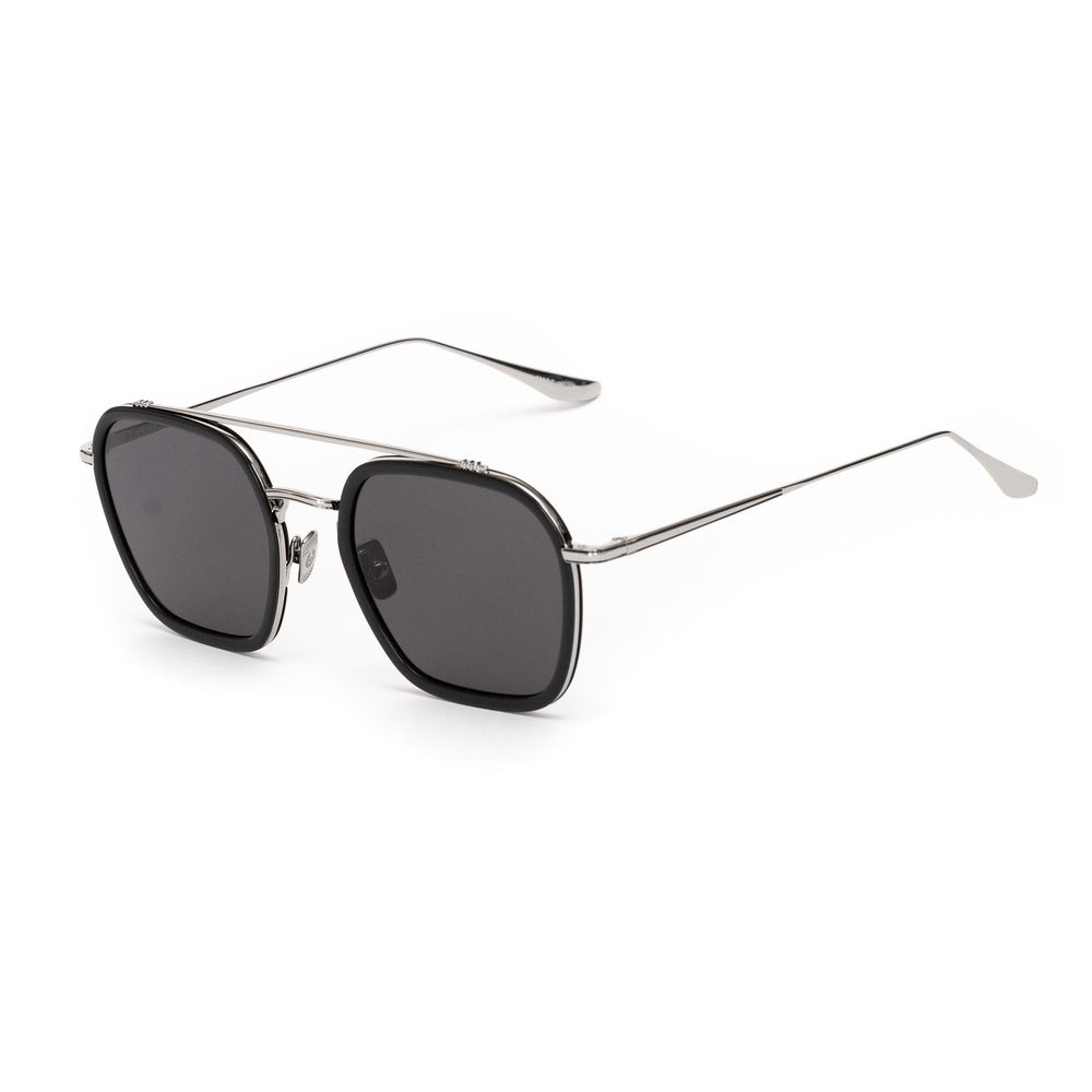 Belstaff Gray Stainless Steel Sunglasses for Timeless Elegance