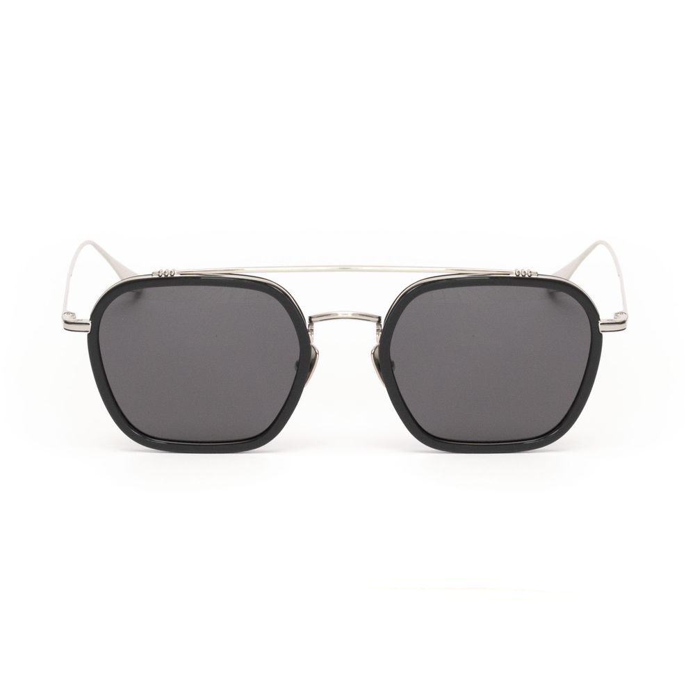 Belstaff Gray Stainless Steel Sunglasses for Timeless Elegance