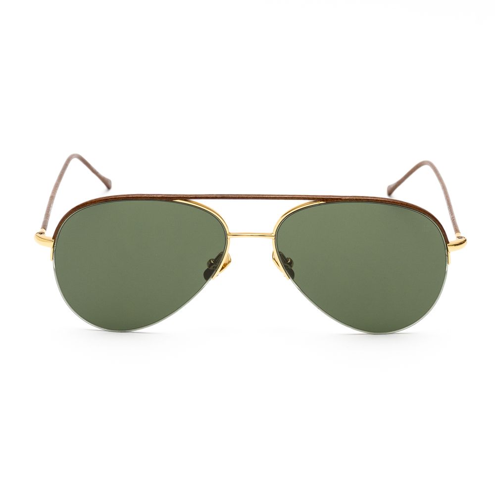Belstaff Brown Titanium Sunglasses for Timeless Elegance