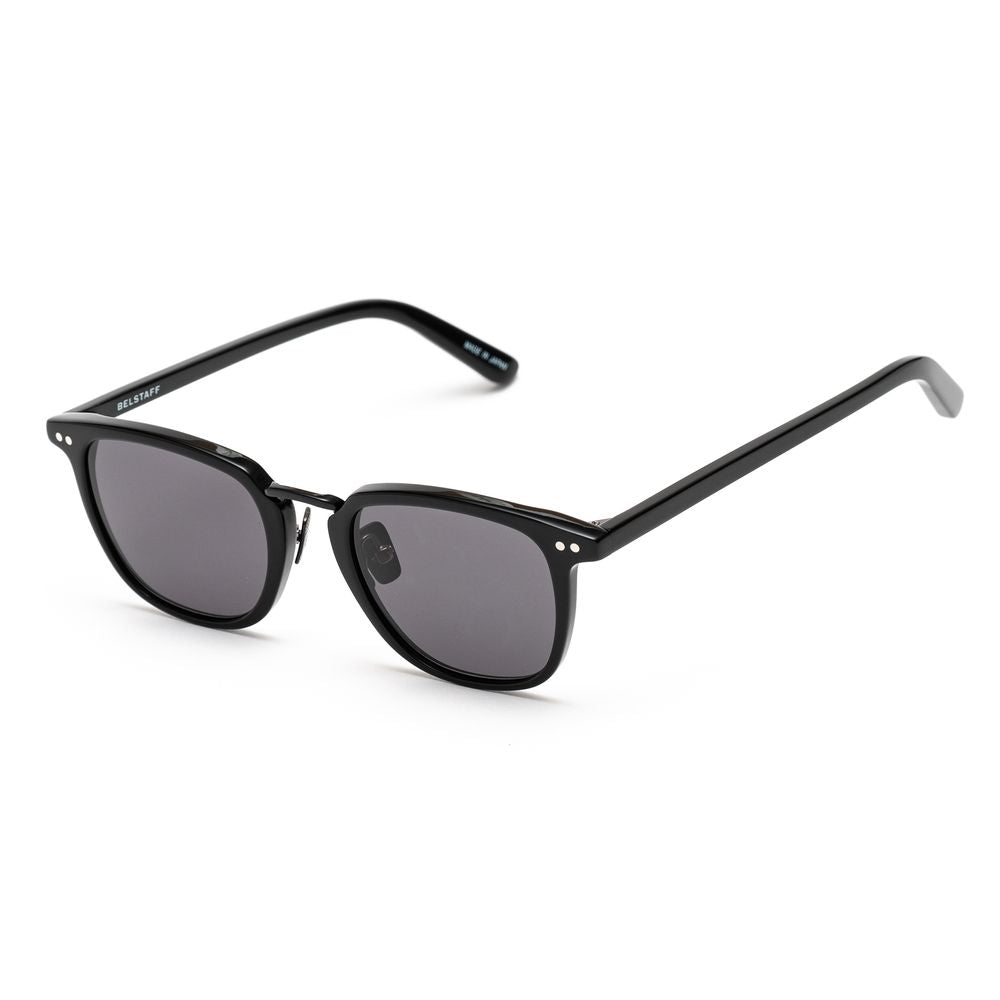 Belstaff Black Acetate Sunglasses - Timeless Elegance Redefined