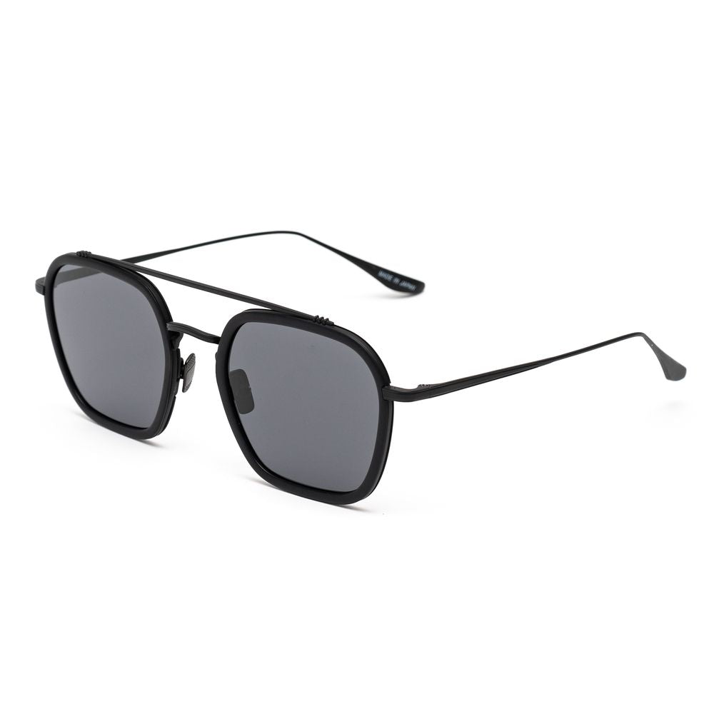 Belstaff Black Stainless Steel Sunglasses for Timeless Elegance