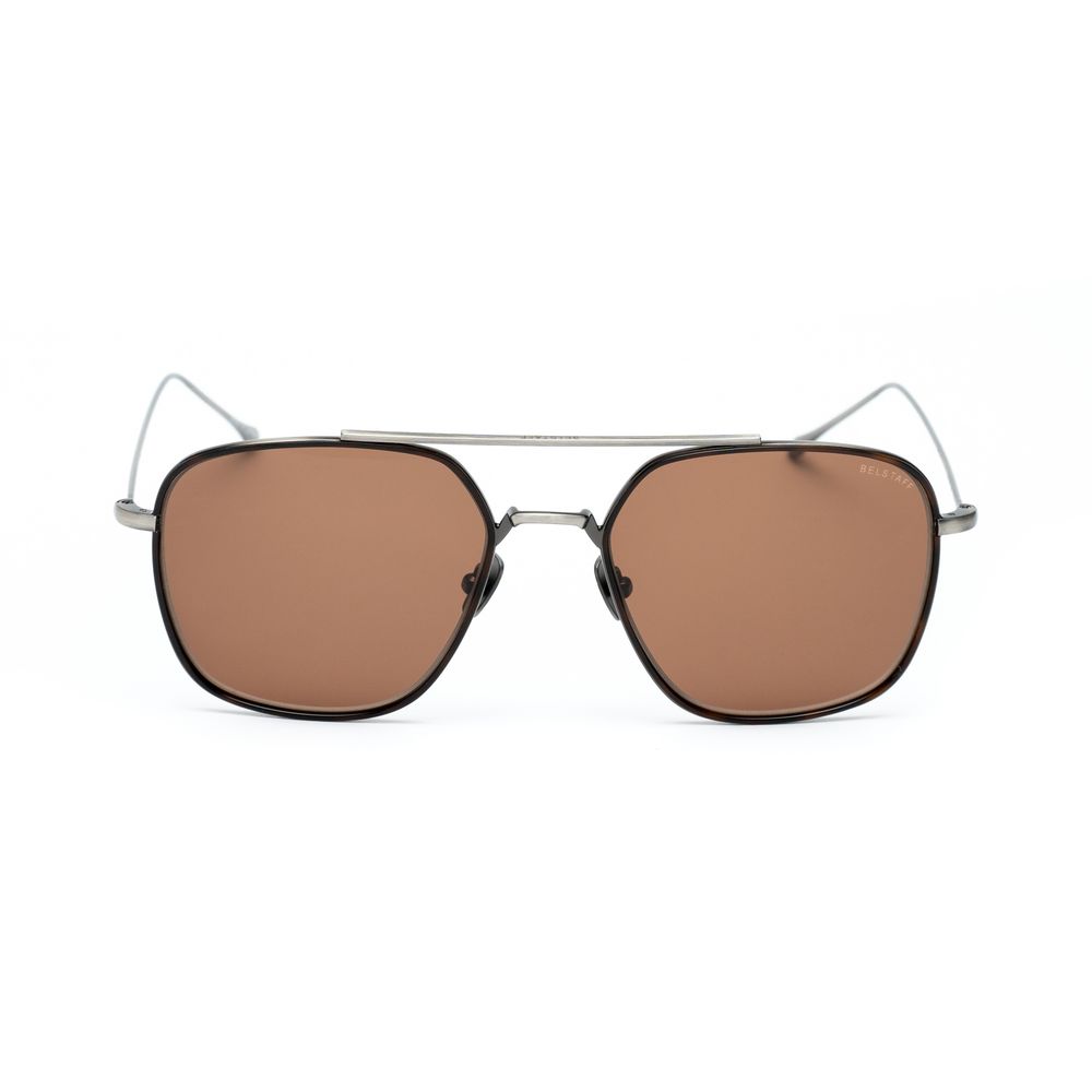 Belstaff Brown Titanium Sunglasses - Timeless Elegance Redefined