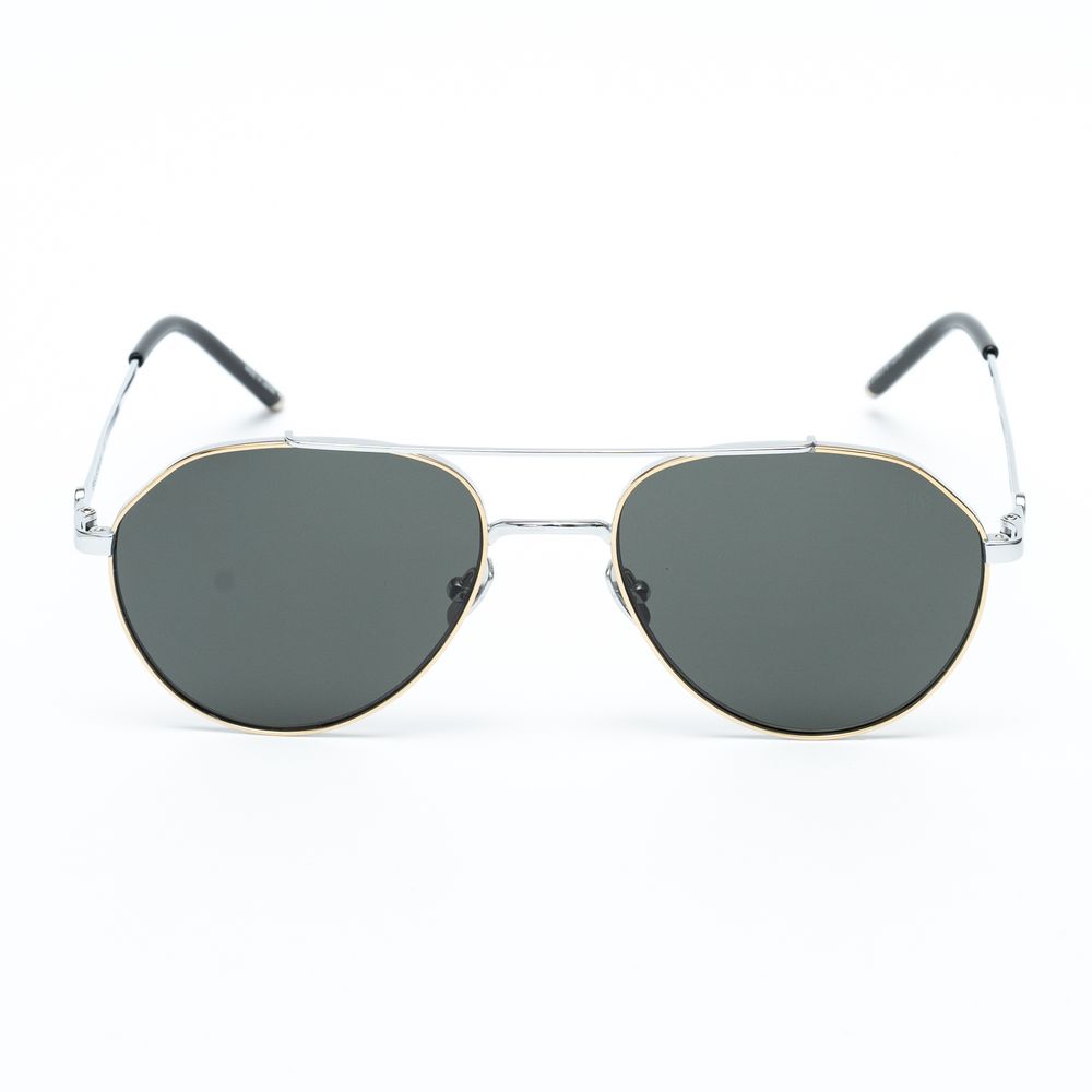 Belstaff Gray Titanium Sunglasses with Precision Optics