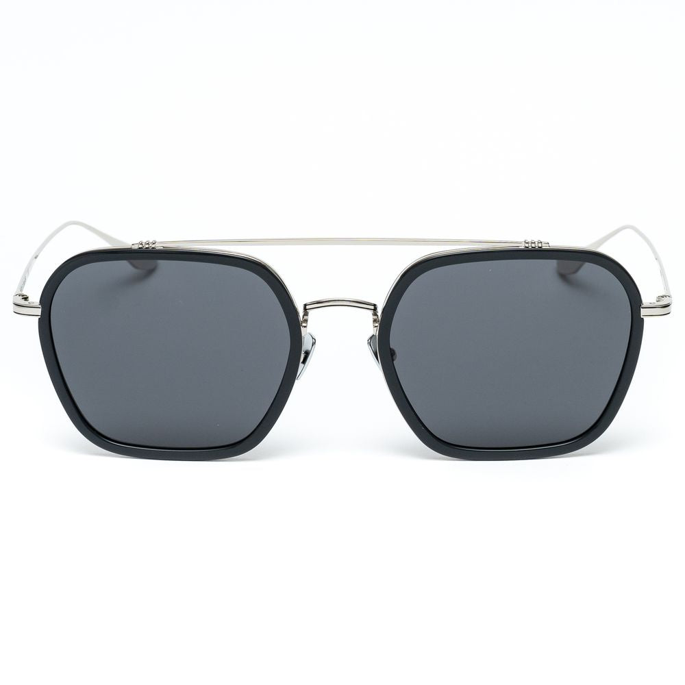 Belstaff Gray Titanium Sunglasses for Elevated Style