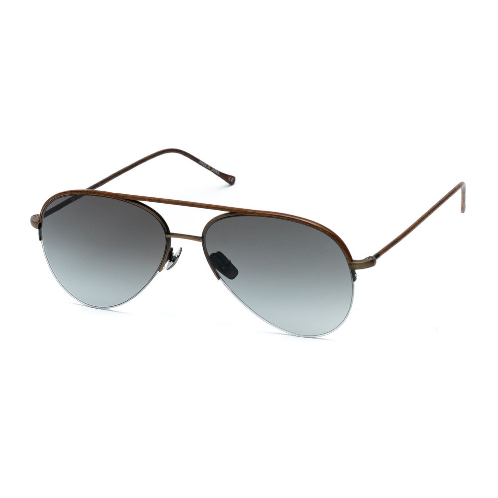 Belstaff Brown Stainless Steel Sunglasses for Timeless Elegance