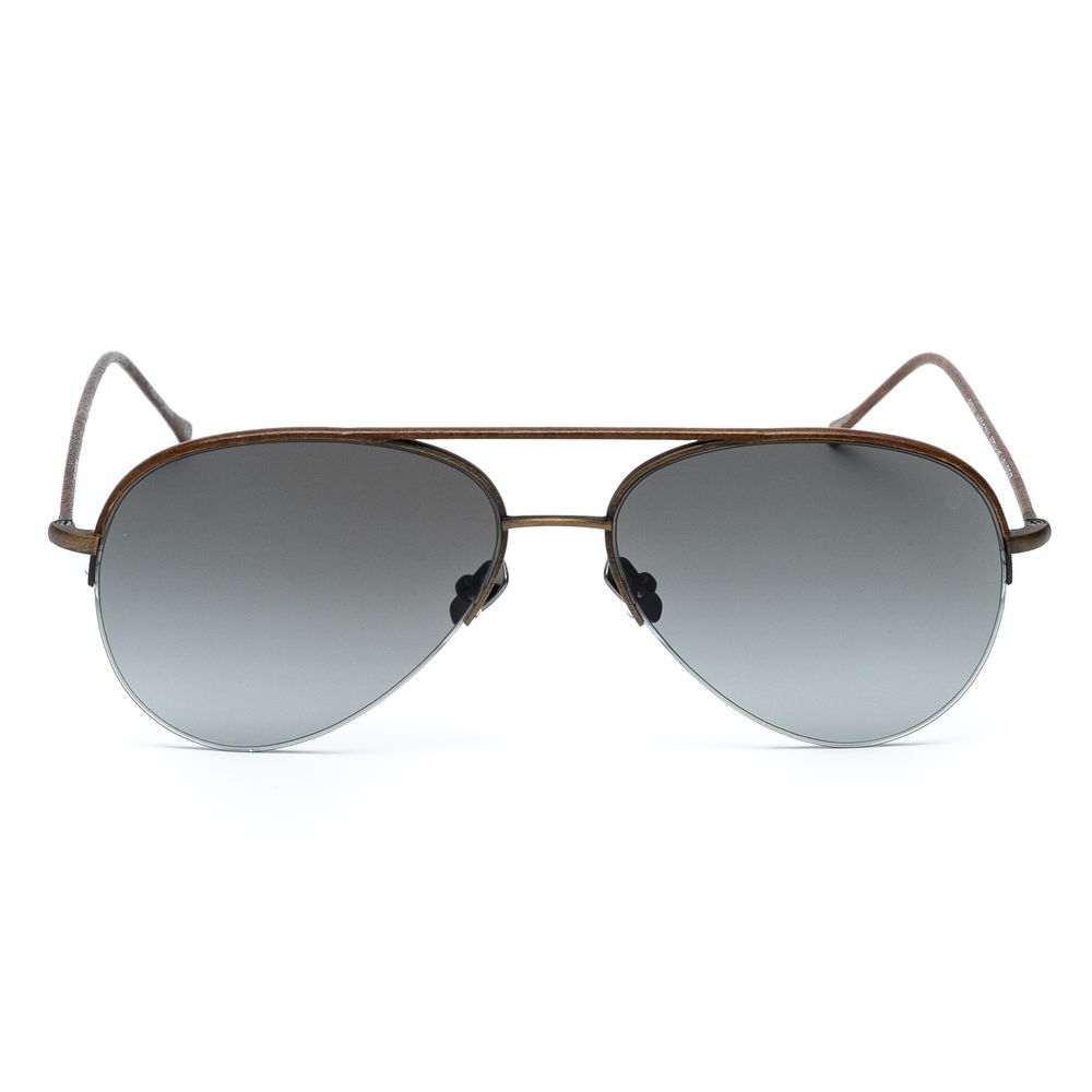 Belstaff Brown Stainless Steel Sunglasses for Timeless Elegance