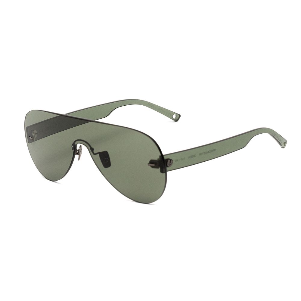 Belstaff Green Acetate Sunglasses with Carl Zeiss Lenses