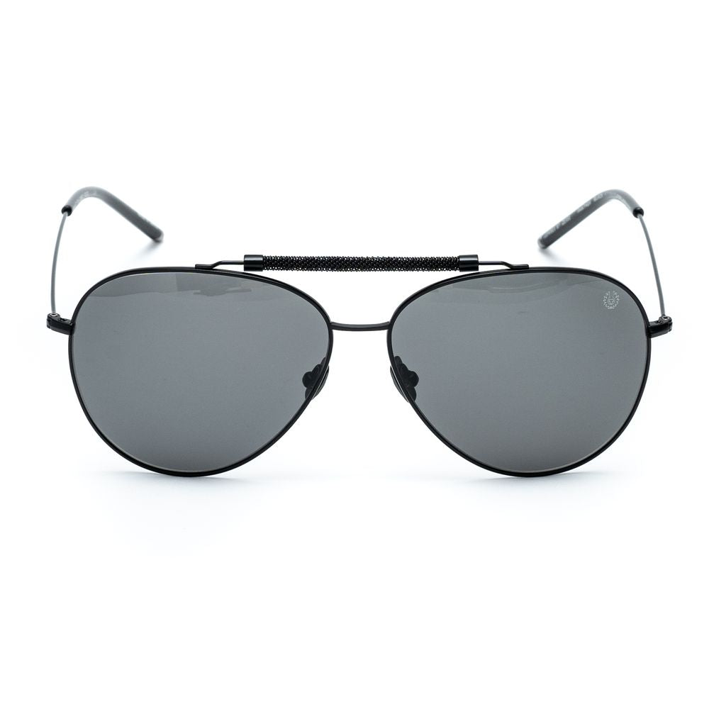 Belstaff Black Titanium Sunglasses for Timeless Elegance