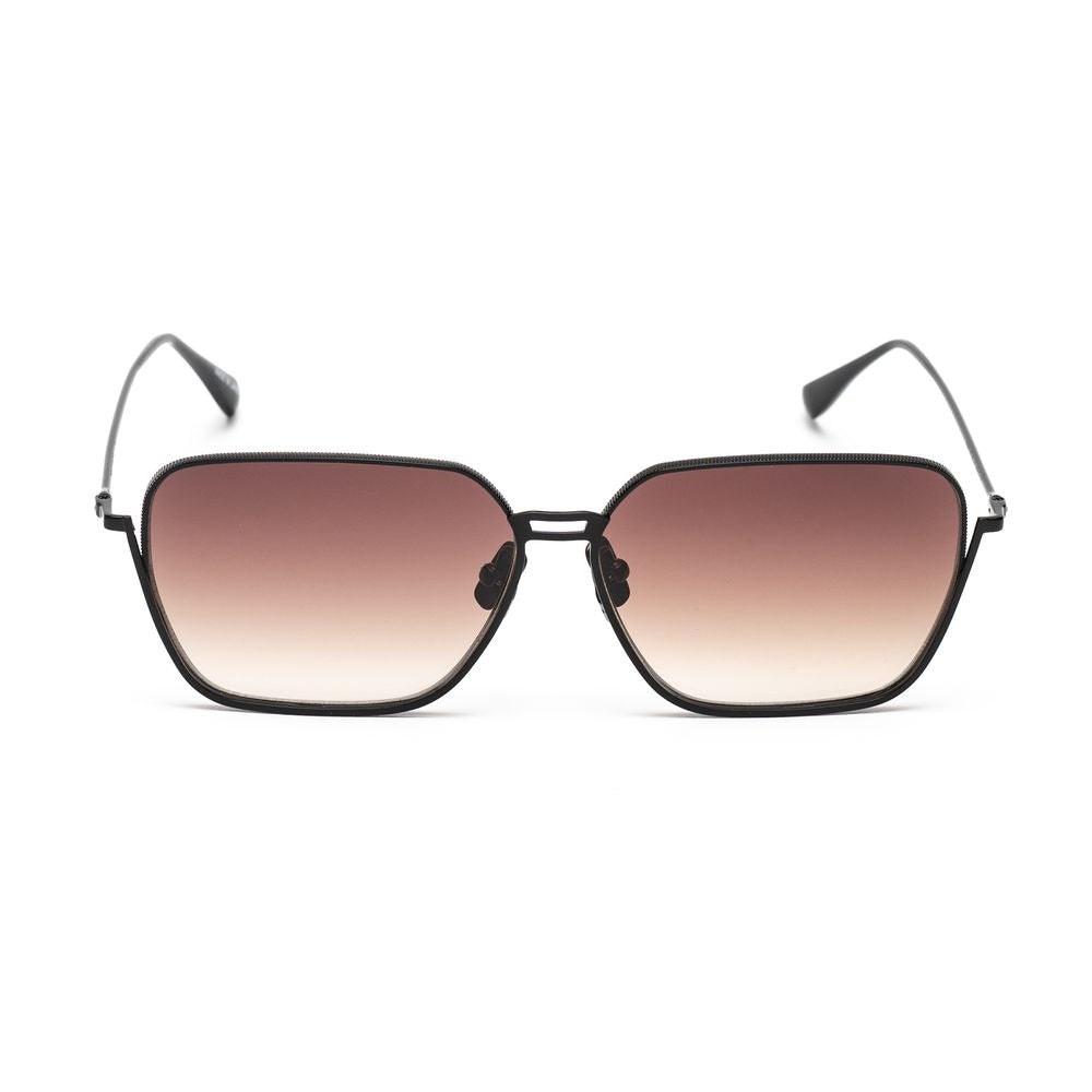 Belstaff Black Stainless Steel Sunglasses for Timeless Elegance