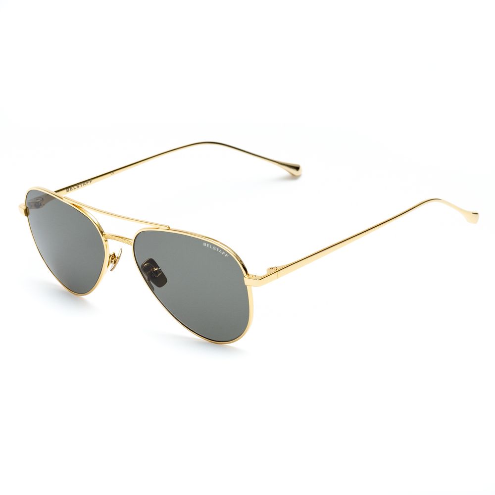Belstaff Brown Stainless Steel Sunglasses with Timeless Elegance