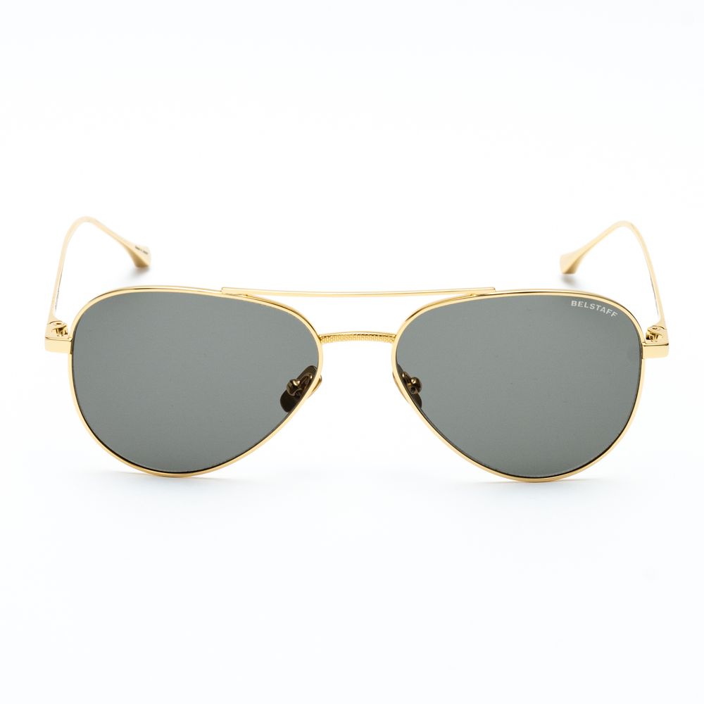 Belstaff Brown Stainless Steel Sunglasses with Timeless Elegance
