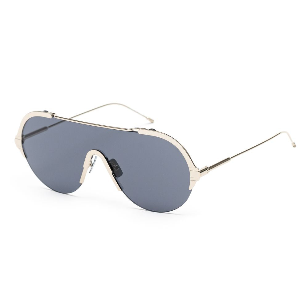 Belstaff Gray Stainless Steel Sunglasses for Timeless Elegance