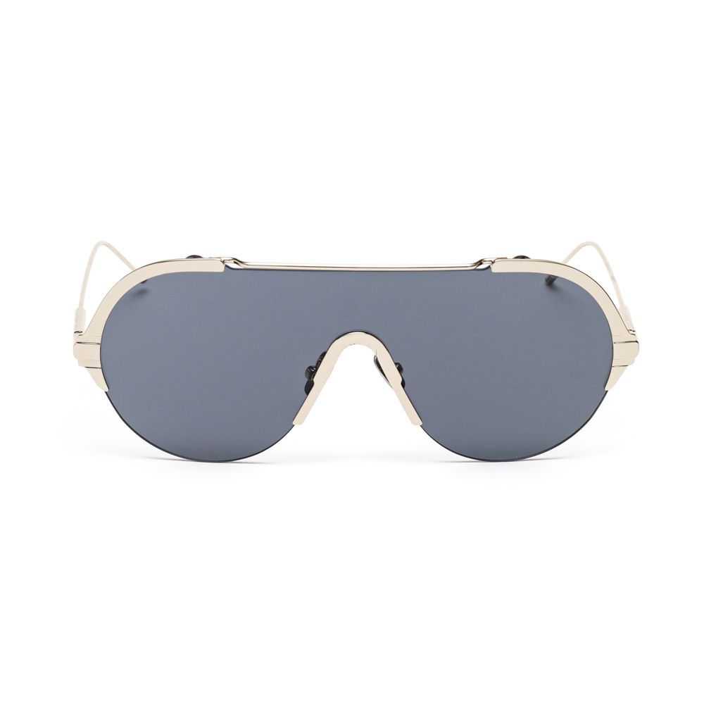 Belstaff Gray Stainless Steel Sunglasses for Timeless Elegance
