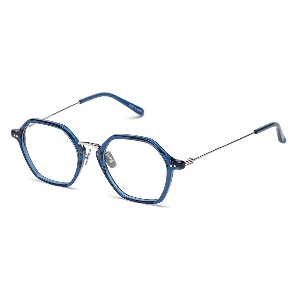 Belstaff Blue Stainless Steel Frames for Timeless Elegance