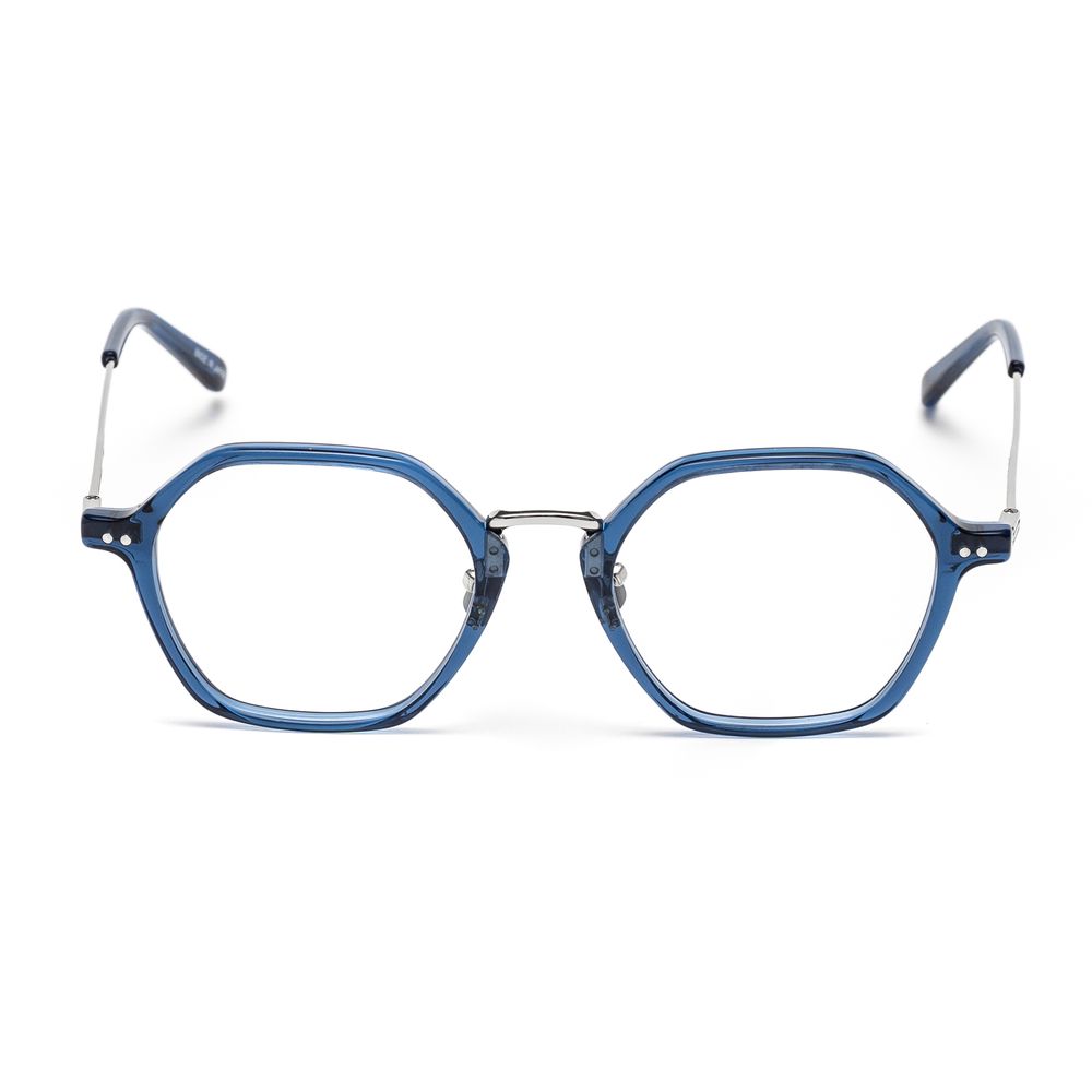 Belstaff Blue Stainless Steel Frames for Timeless Elegance
