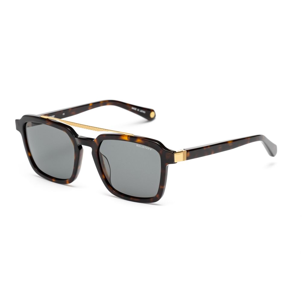 Belstaff Brown Acetate Sunglasses for Timeless Elegance