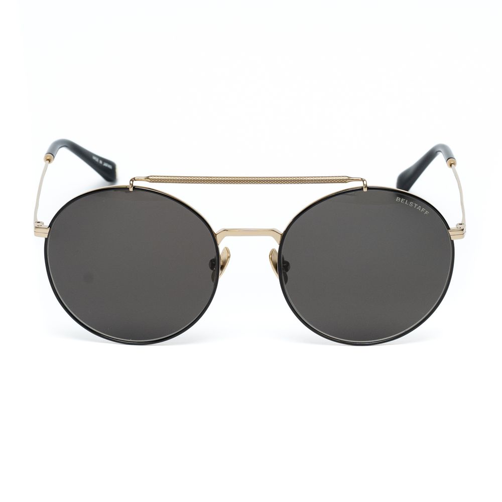 Belstaff Black Titanium Sunglasses for Timeless Elegance