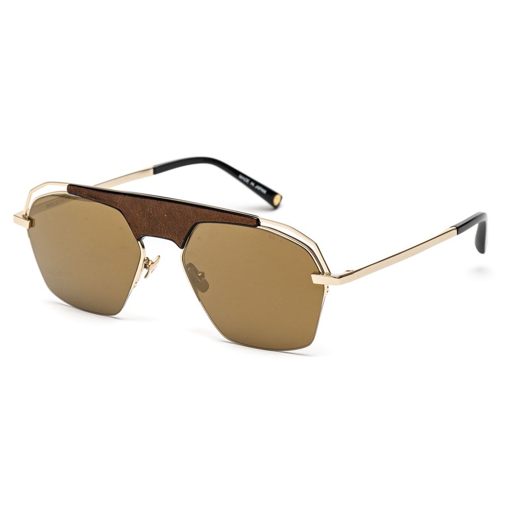 Belstaff Gold Titanium Sunglasses - Timeless Elegance Redefined