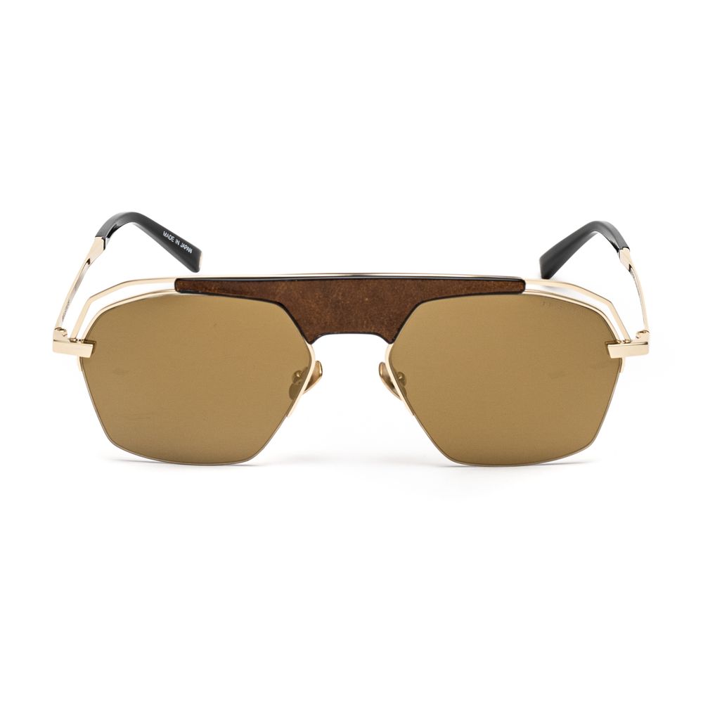 Belstaff Gold Titanium Sunglasses - Timeless Elegance Redefined