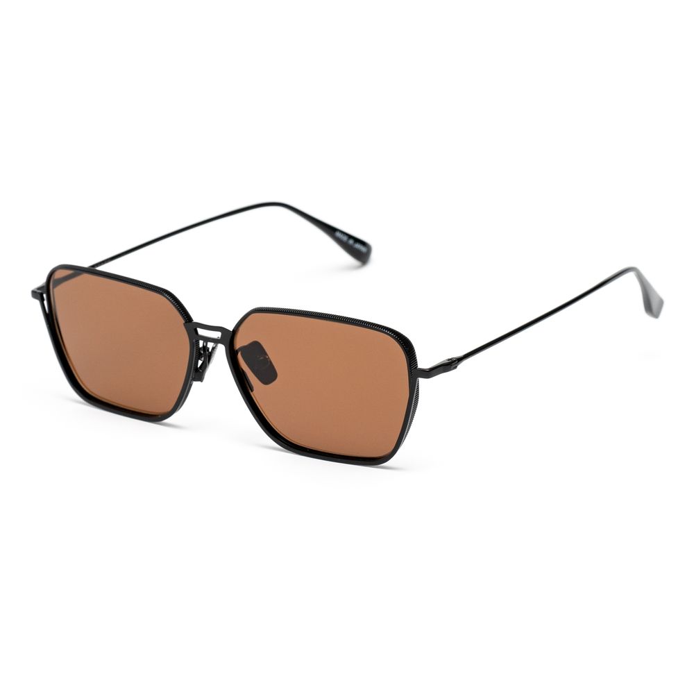 Belstaff Black Stainless Steel Sunglasses for Timeless Elegance