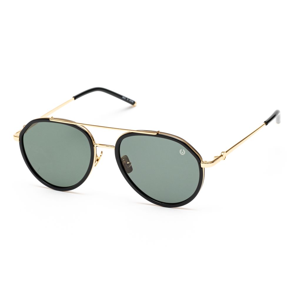 Belstaff Gold Stainless Steel Sunglasses for Timeless Elegance