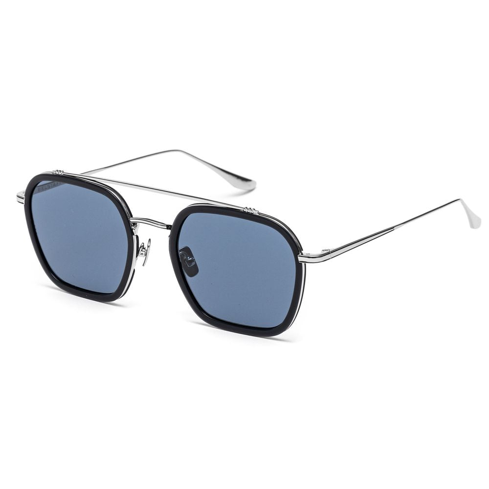 Belstaff Gray Stainless Steel Sunglasses for Elevated Style