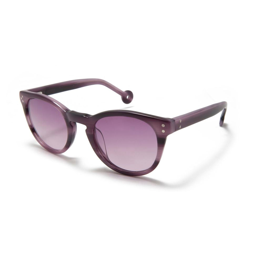 Hally&Son Purple Acetate Sunglasses for Effortless Elegance
