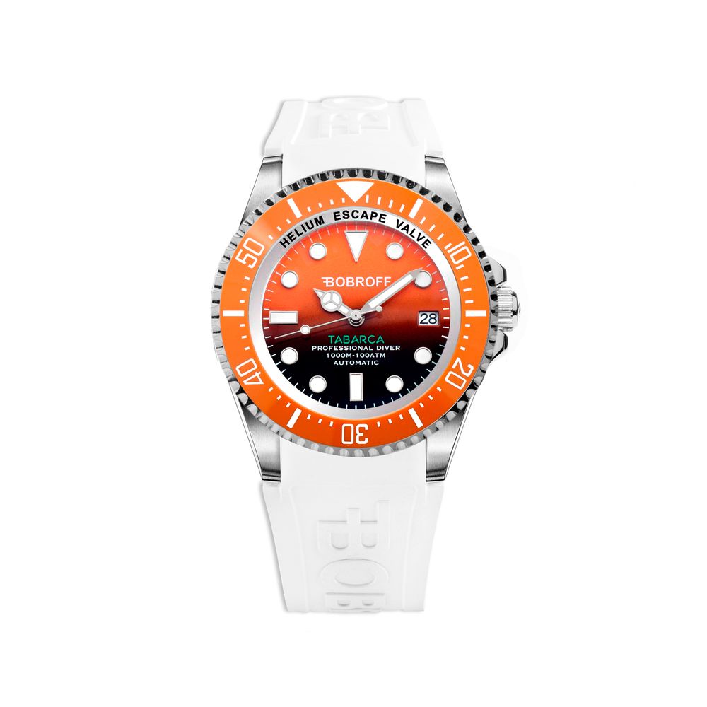 Bobroff White Rubber Watch - Elegant Timepiece Redefined