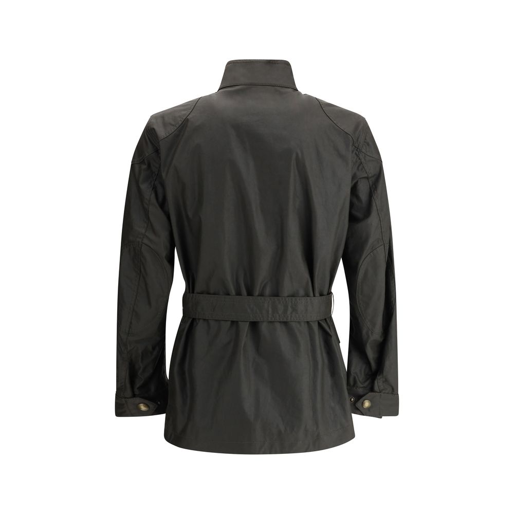 Belstaff Black Waxed Cotton Trailmaster Jacket for Timeless Style