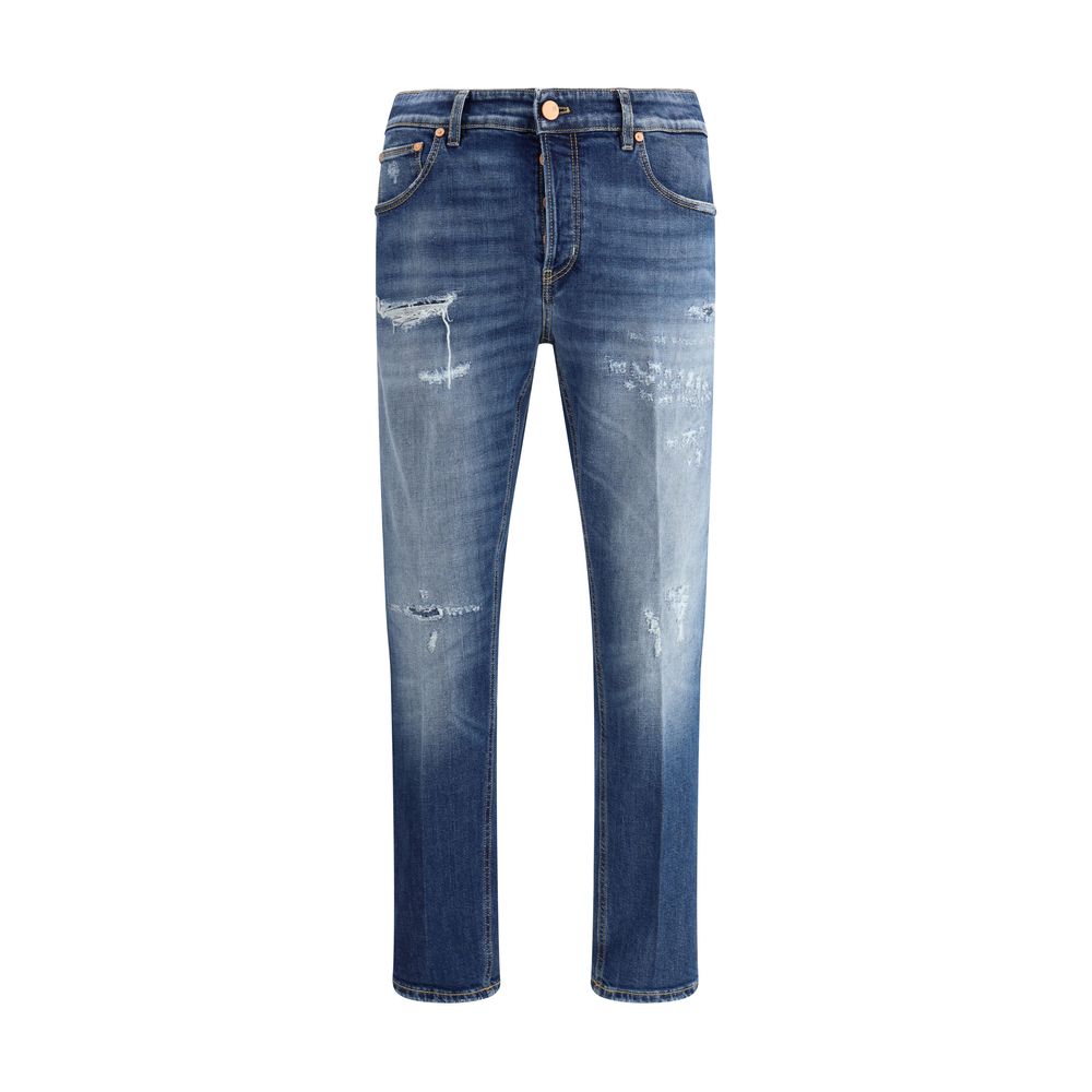 PT Torino Blue Denim Jeans with Timeless Elegance and Style
