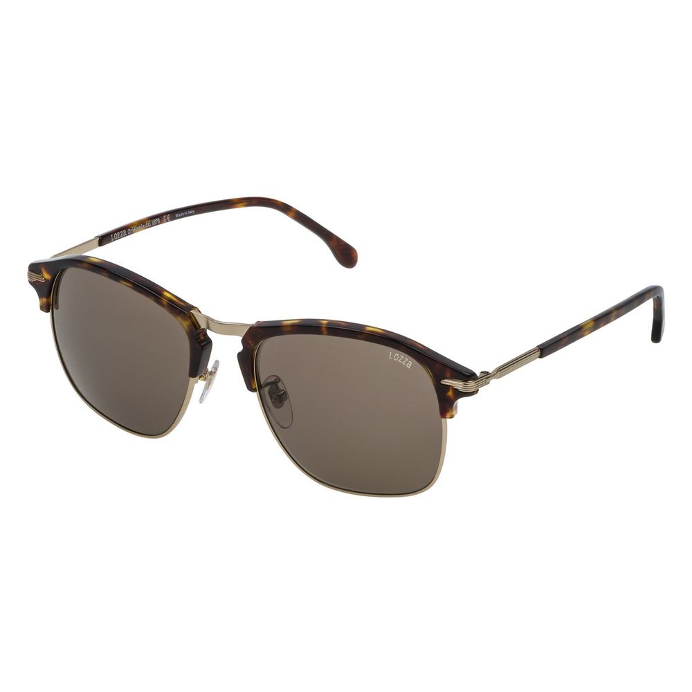 Lozza Brown Acetate Sunglasses – Timeless Italian Elegance
